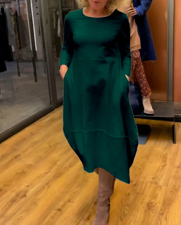 Jenna | Midi Dress with Pockets