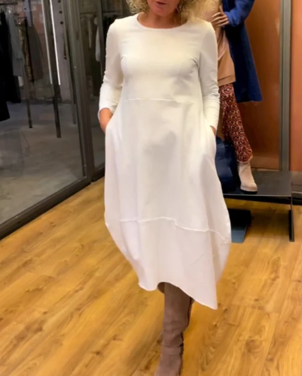 Jenna | Midi Dress with Pockets