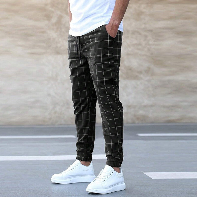 Colombo | Men's Checked Jogger Trousers